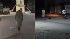 रात के सन्नाटे के बीच सड़क पर दौड़ता दिखा सिरकटा...देख लोगों की निकल गई चीखें, कमजोर दिल वाले न देखें VIDEO