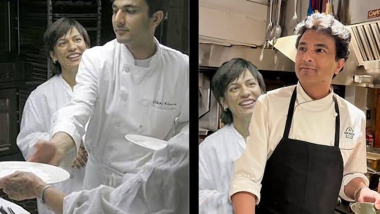 Chef Vikas Khanna Cooks Diwali Meal At James Beard House, Credits Sister Radha Chef Vikas Khanna Cooks Diwali Meal At James Beard House, Credits Sister Radha