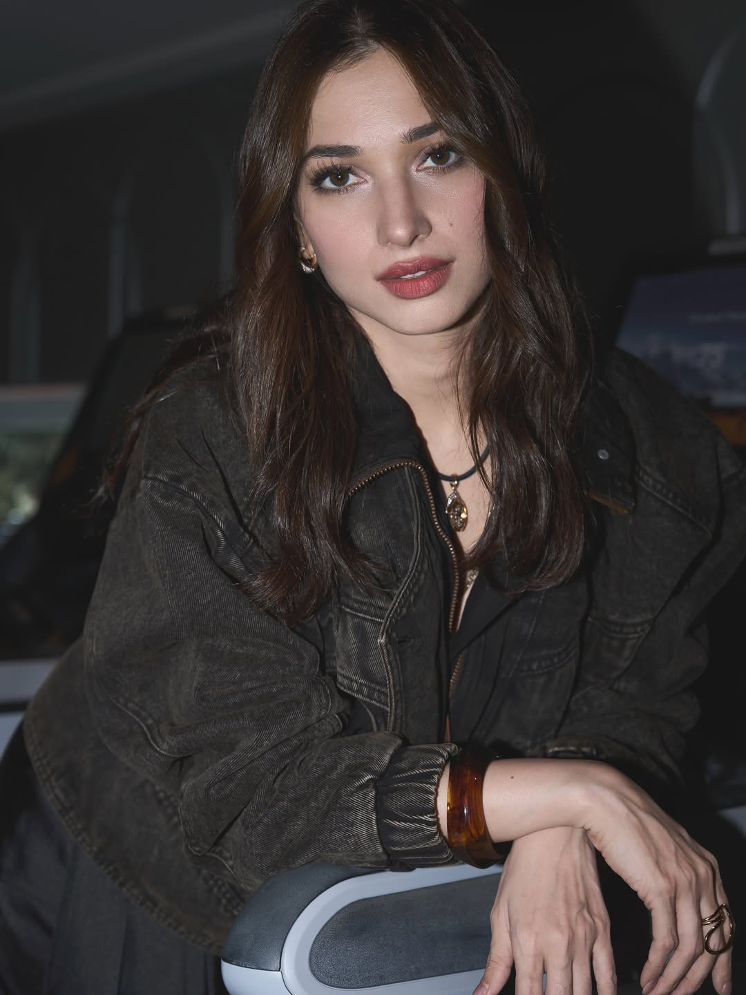 Tamannaah Bhatia Nails Monochrome Style In An All-Black Ensemble