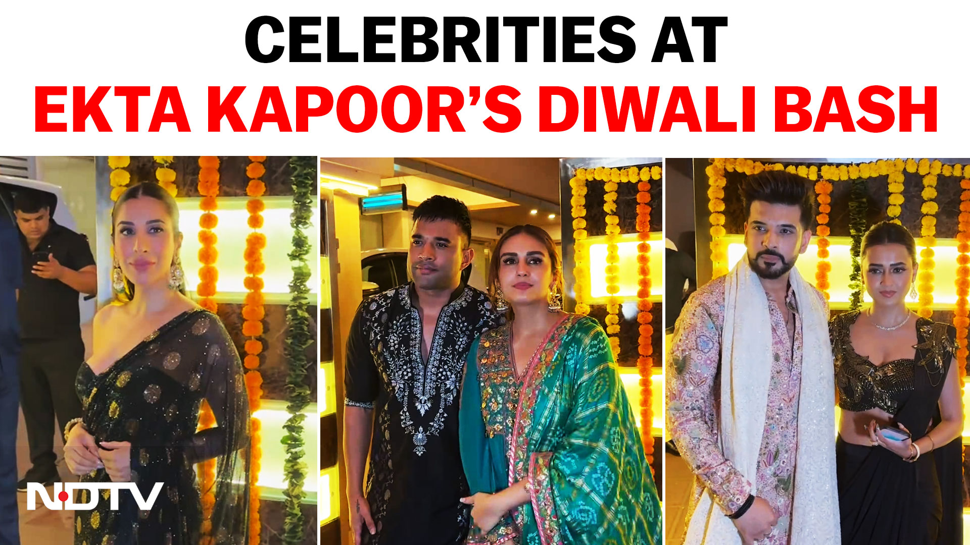 Diwali 2025: Film & Television Industry Stars Attend Ekta Kapoor's Diwali Bash In Mumbai