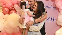 Prince-Yuvika Throw A Pink-Themed Party For Daughter's First Birthday