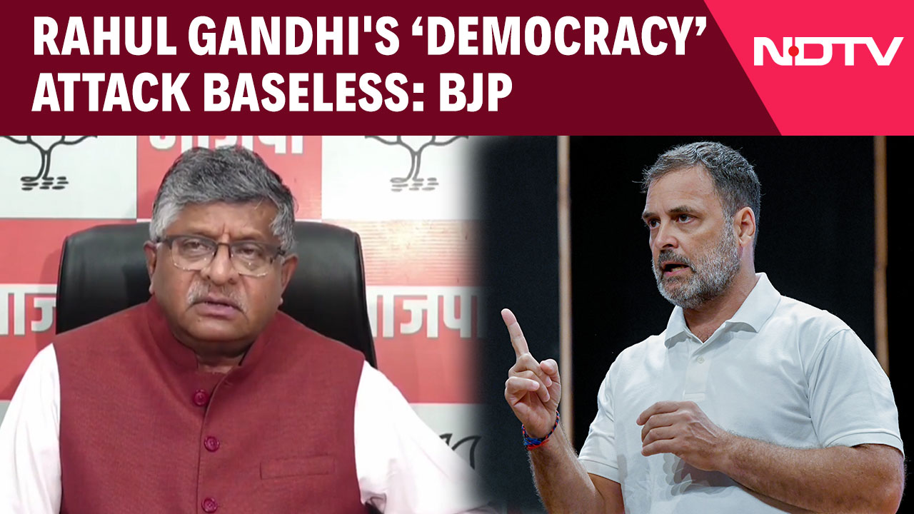 BJP Slams Rahul Gandhi Over 'Democracy' Rant Abroad