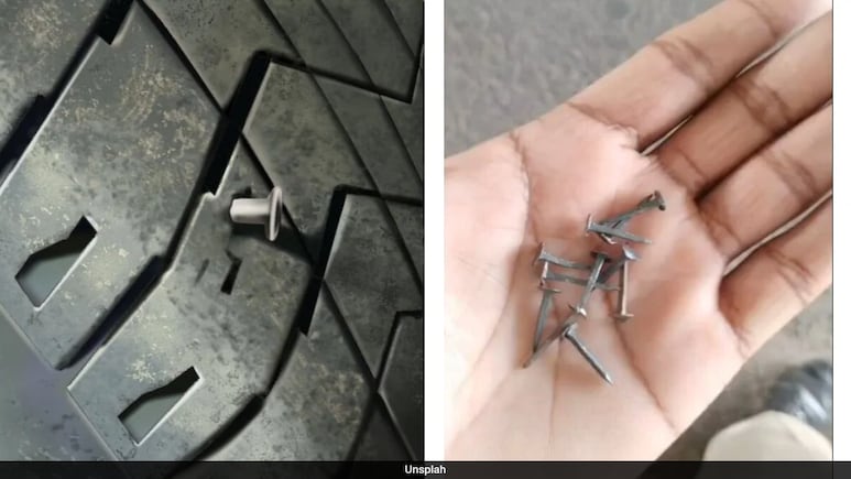 "Scam Alert For Bengaluru Citizens": Nails Placed On Road To Trap Drivers, Claims Viral Video "Scam Alert For Bengaluru Citizens": Nails Placed On Road To Trap Drivers, Claims Viral Video