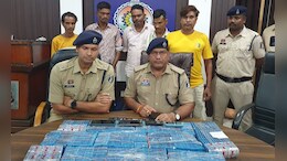 लोगों की नशों में जहर घोलने वाले 5 आरोपी गिरफ्तार, दुर्ग पुलिस ने बरामद किए 10 हजार नशीले कैप्सूल