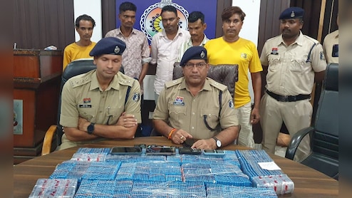 लोगों की नशों में जहर घोलने वाले 5 आरोपी गिरफ्तार, दुर्ग पुलिस ने बरामद किए 10 हजार नशीले कैप्सूल