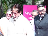 Amitabh Bachchan, Son Abhishek Attend Adman Piyush Pandey's Last Rites Amitabh Bachchan, Son Abhishek Attend Adman Piyush Pandey's Last Rites