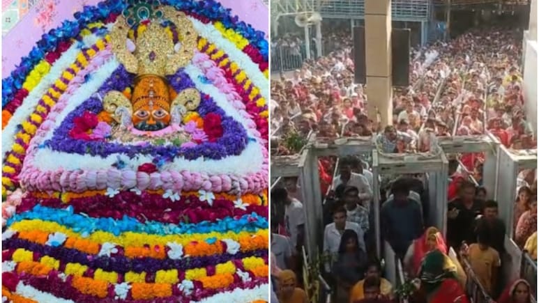 खाटूश्यामजी में 'नो रूम', रींगस से खाटू तक 17KM 'इंसानों का सैलाब'; बाबा श्याम के जन्मदिन पर भव्य लाइटिंग से जगमगा रहा मंदिर खाटूश्यामजी में 'नो रूम', रींगस से खाटू तक 17KM 'इंसानों का सैलाब'; बाबा श्याम के जन्मदिन पर भव्य लाइटिंग से जगमगा रहा मंदिर