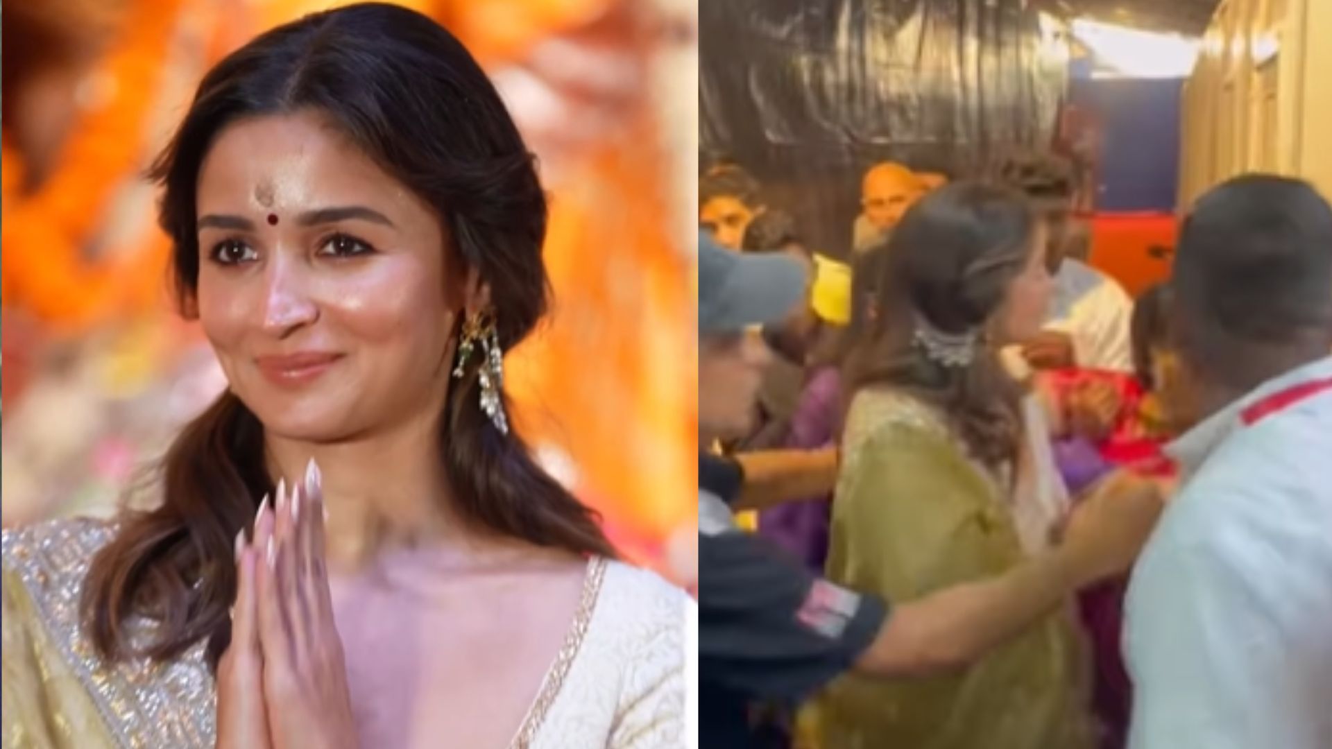 Video: Fan Pulls Alia Bhatt Aside For A Selfie At Durga Puja Pandal, Actor Handles The Situation Calmly