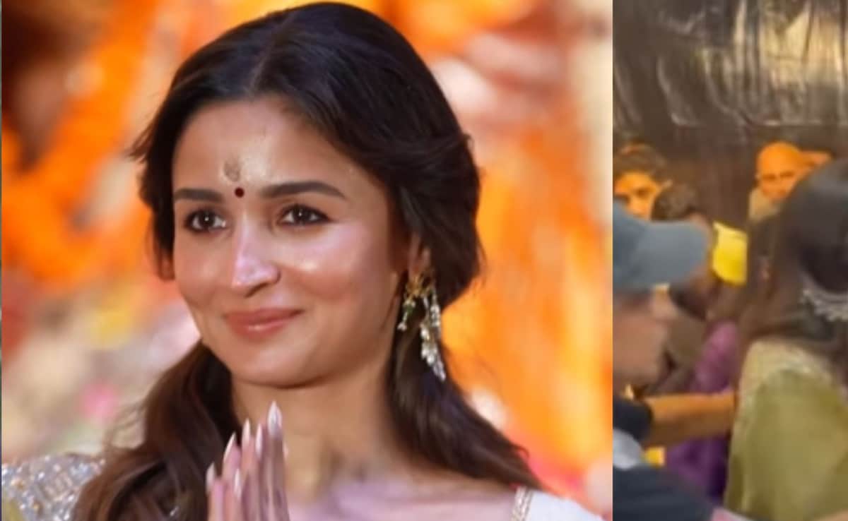 Video: Fan Pulls Alia Bhatt Aside For A Selfie At Durga Puja Pandal, Actor Handles The Situation Calmly