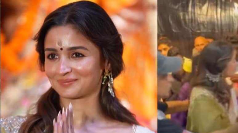 Video: Fan Pulls Alia Bhatt Aside For A Selfie At Durga Puja Pandal, Actor Handles The Situation Calmly Video: Fan Pulls Alia Bhatt Aside For A Selfie At Durga Puja Pandal, Actor Handles The Situation Calmly