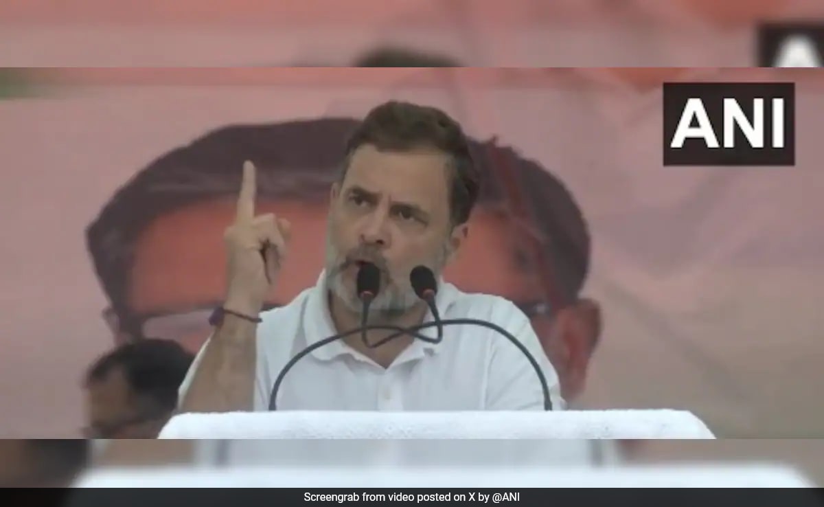 Bihar Running Through "Remote Control", Nitsh Kumar Just A Face: Rahul Gandhi