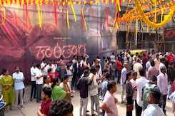 <i>Kantara Chapter 1</i> Hits Theatres With Long Queues Outside Cinemas In Bengaluru <i>Kantara Chapter 1</i> Hits Theatres With Long Queues Outside Cinemas In Bengaluru