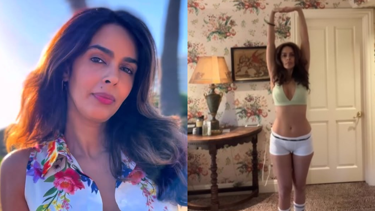 Mallika Sherawat Eases Into The Day With Yoga Stretches