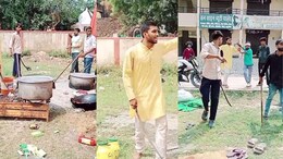 दुर्गा पंडाल बना जंग का अखाड़ा, भंडारे के समय जमकर चले लाठी-डंडे, निकल आईं तलवारें, जानें पूरा मामला