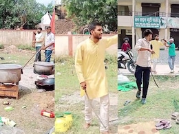 दुर्गा पंडाल बना जंग का अखाड़ा, भंडारे के समय जमकर चले लाठी-डंडे, निकल आईं तलवारें, जानें पूरा मामला