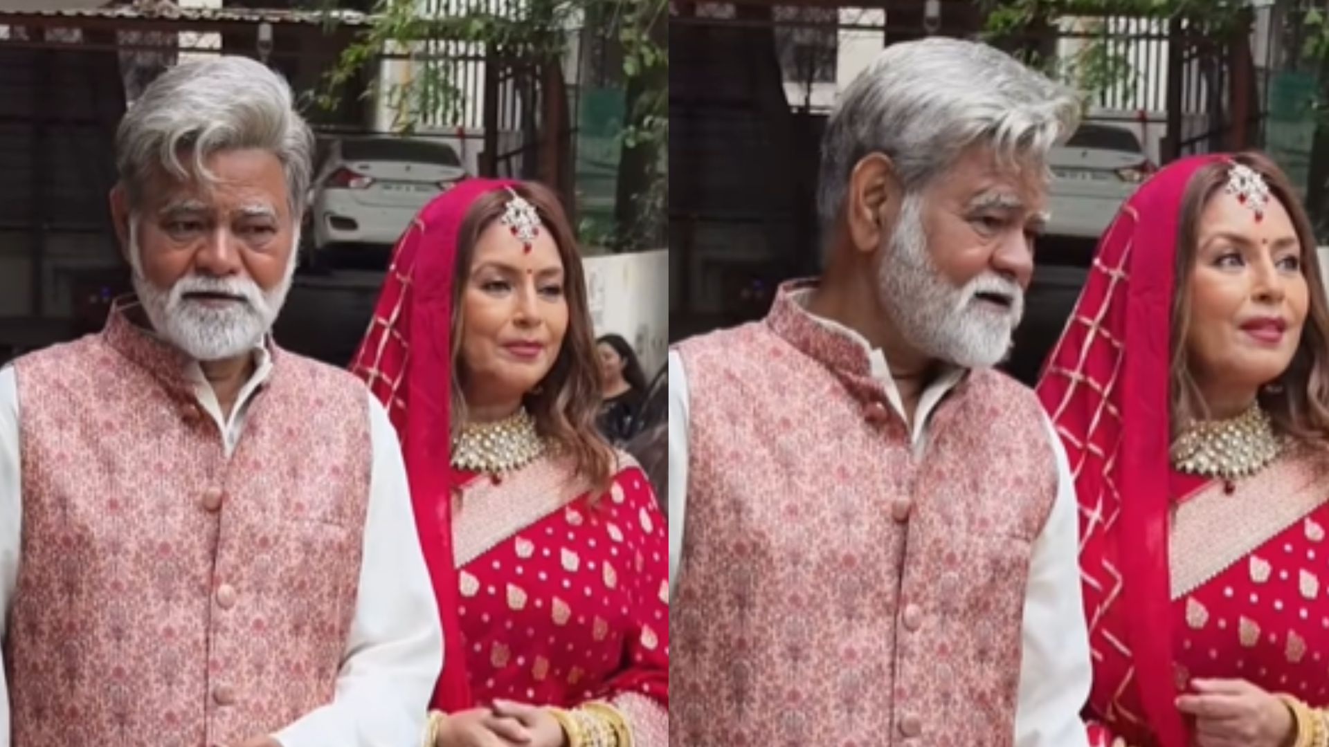 Viral Video Of Mahima Chaudhry And Sanjay Mishra In Wedding Outfit Sets Internet Abuzz