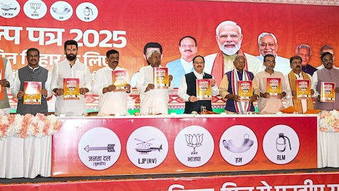 Bihar Election NDA Manifesto: बिहार में का बा! किसान-महिला-युवाओं के लिए घोषणा पत्र से ये निकला