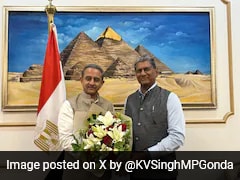 Union Minister Kirti Vardhan Singh Arrives In Cairo To Attend Gaza Peace Summit
