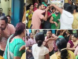 करवाचौथ की शॉपिंग कर रही थी महिलाएं, लड़के ने शुरू कर दी छेड़छाड़, ऐसे सिखाया सबक, देखें VIDEO करवाचौथ की शॉपिंग कर रही थी महिलाएं, लड़के ने शुरू कर दी छेड़छाड़, ऐसे सिखाया सबक, देखें VIDEO
