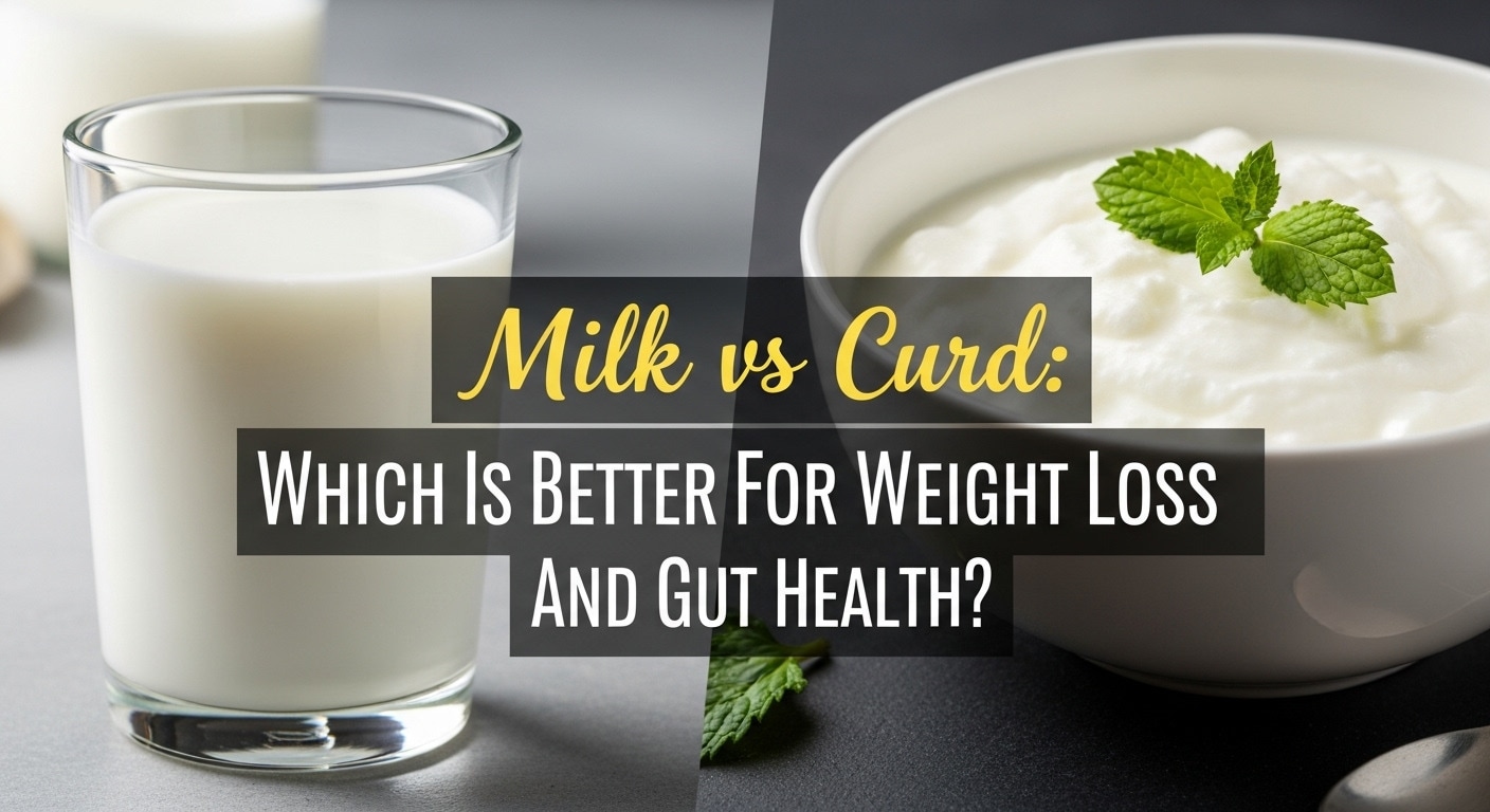Milk vs Curd: Which Is Better For Weight Loss And Gut Health