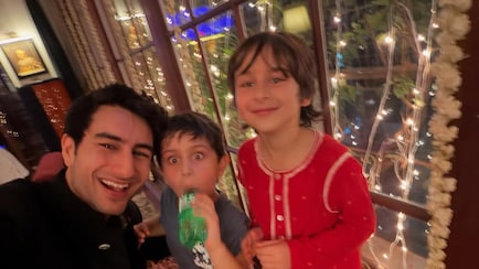 Ibrahim Ali Khan's Selfie With Taimur And Jeh On Diwali Is All Things Adorable