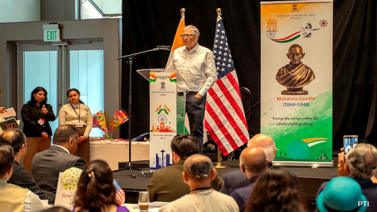 "Mahatma Gandhi's Ideals Are Foundational To The Work We Do": Bill Gates "Mahatma Gandhi's Ideals Are Foundational To The Work We Do": Bill Gates
