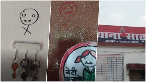 यूपी में अजब चोरों का गजब कारनामा, स्कूल में हाथ साफ करने के साथ-साथ दिखा गए अपनी कलाकारी