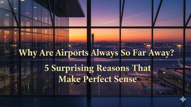 Why Are Airports Always So Far Away? 5 Surprising Reasons That Make Perfect Sense Why Are Airports Always So Far Away? 5 Surprising Reasons That Make Perfect Sense