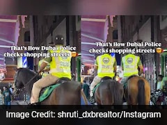 Viral Video Shows Dubai Police On Horse-Mounted Patrolling Crowded Streets