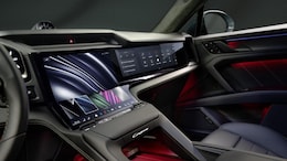 2026 Porsche Cayenne Electric's Interior Revealed With Flow Display, Mood Modes: Pics