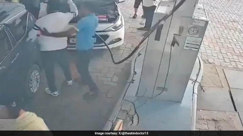 Rajasthan Official Suspended For Slapping Fuel Pump Staff In Viral Video