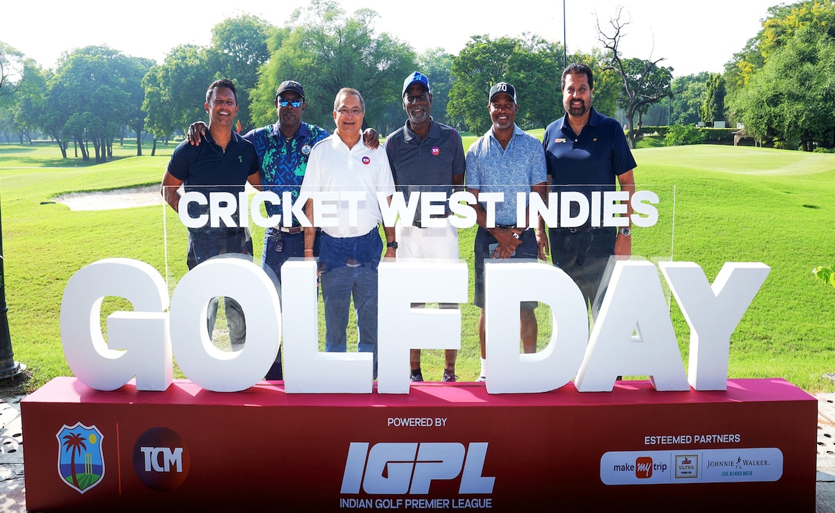 Vivian Richards Leads West Indies Cricket Legends At Golf Day In New Delhi