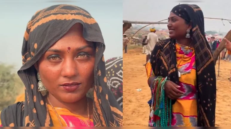 Pushkar Mela 2025:  कुंभ के बाद अब पुष्‍कर मेले में भी दिखी एक और 'मोनाल‍िसा', नागिन जैसी आंखों से जीता द‍िल