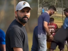 Video: Rohit Sharma Makes Frustration Clear, Scolds Security Trying To Stop Young Fan From Meeting Him