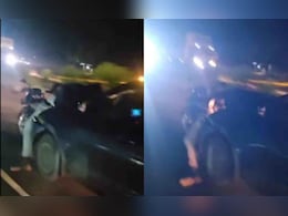 गुजरात में दहलाने वाली घटना... हिट एंड रन के बाद कार ने बाइक सवार को 1.5 KM तक घसीटा