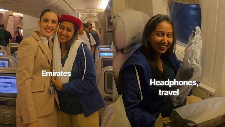 Woman Shares Her First-Ever Emirates Flight Experience In Viral Instagram Reel Woman Shares Her First-Ever Emirates Flight Experience In Viral Instagram Reel