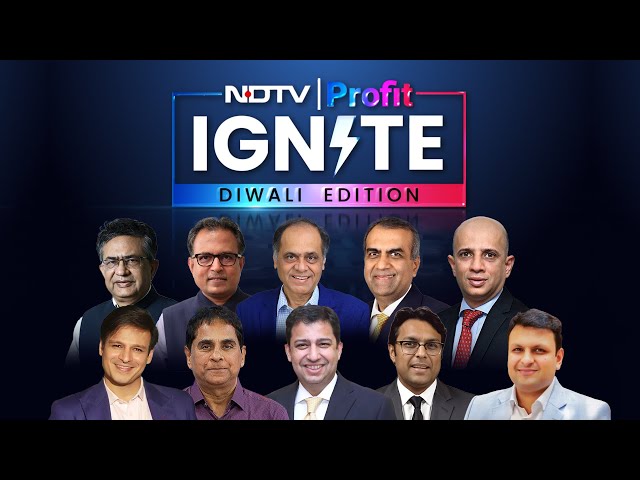 NDTV Profit के IGNITE दीवाली एडिशन का आगाज NSE के एमडी व सीईओ आशीष कुमार चौहान ने NDTV के सीईओ राहुल कंवल के साथ शुक्रवार की ट्रेडिंग खत्म होने पर घंटी बजाकर की. NDTV Profit के IGNITE दीवाली एडिशन का आगाज NSE के एमडी व सीईओ आशीष कुमार चौहान ने NDTV के सीईओ राहुल कंवल के साथ शुक्रवार की ट्रेडिंग खत्म होने पर घंटी बजाकर की.