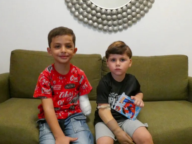 2 Child Amputees, Orphaned By Israel, Find Each Other In Lebanon