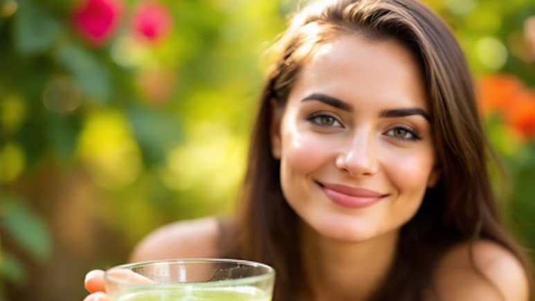 Glowing skin tips : चमकदार और बेदाग त्वचा के लिए पिएं ये हरी चीज का जूस