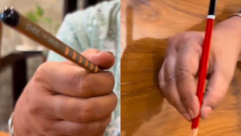 छोटे बच्चों को जल्दी और सुंदर लिखना सिखाने के लिए ये वाली पेंसिल का करें इस्तेमाल, हैंडराइटिंग कोच ने बताई सच्चाई छोटे बच्चों को जल्दी और सुंदर लिखना सिखाने के लिए ये वाली पेंसिल का करें इस्तेमाल, हैंडराइटिंग कोच ने बताई सच्चाई