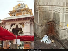 Watch: Renovated UP Temple Corridor Desecrated With Paan Stains, Litter Watch: Renovated UP Temple Corridor Desecrated With Paan Stains, Litter