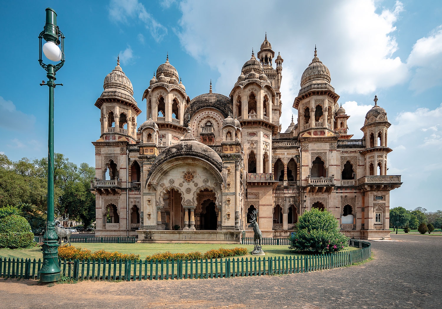 Lakshmi Vilas Palace was built at a cost of £180,000 (₹25,00,000). Photo: Gujarat Tourism Lakshmi Vilas Palace was built at a cost of £180,000 (₹25,00,000). Photo: Gujarat Tourism