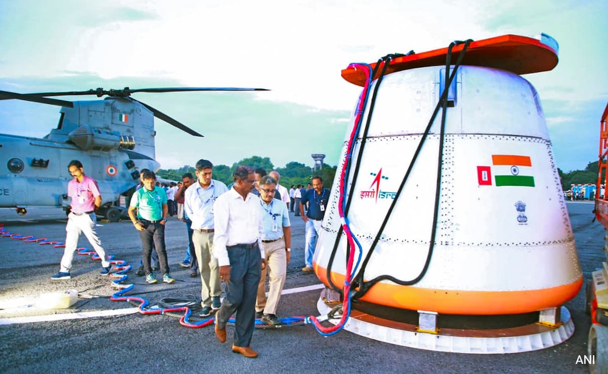 Gaganyaan Mission 90% Complete, Crewed Flight Targeted For 2027: ISRO Chief