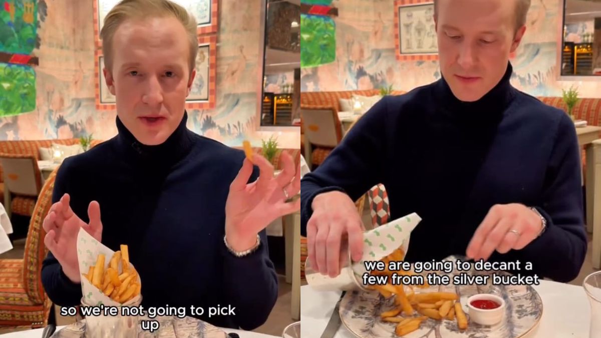 "Turn Fast Food Into Slow Food" - Internet Reacts To Etiquette Coach's Method To Eat French Fries
