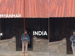 Watch: Half Of This Home Is In India, And The Other Half Is In Myanmar Watch: Half Of This Home Is In India, And The Other Half Is In Myanmar