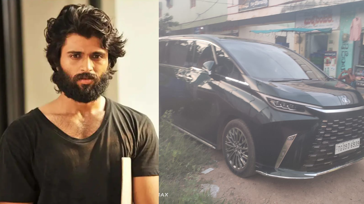 Vijay Deverakonda's Car Hit By Vehicle On Way To Hyderabad, Actor Escapes Unhurt