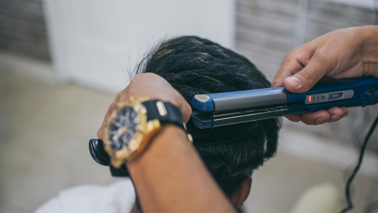 Always straighten your hair in small sections