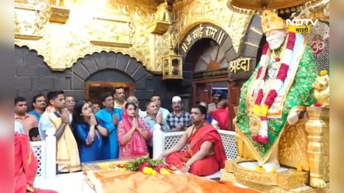 Shirdi News: साई चरणी सुर्यकुमार यादव लीन, टी-20 मालिकेपूर्वी साईबाबांकडे काय मागितलं?