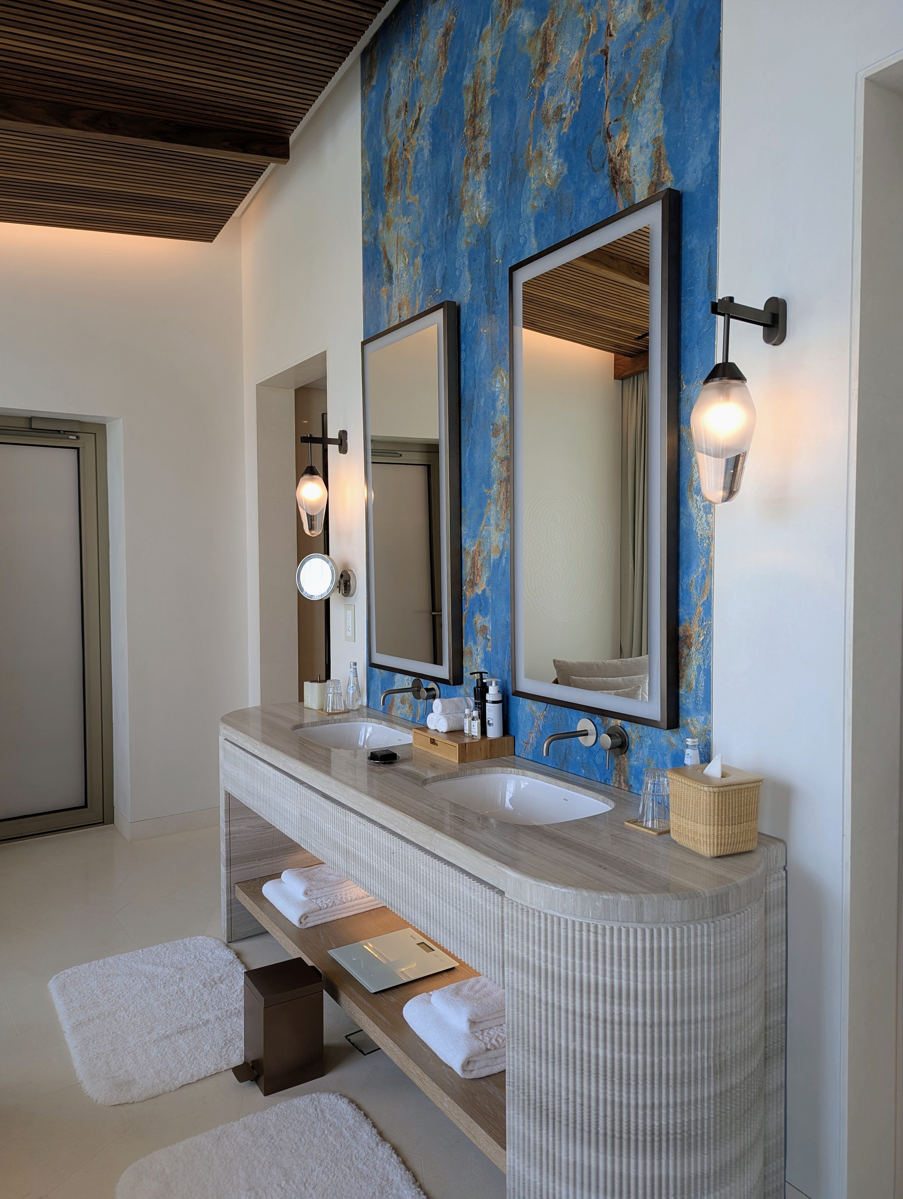 The sea and sand form the main design elements at the St Regis Red Sea. Photo: Author The sea and sand form the main design elements at the St Regis Red Sea. Photo: Author