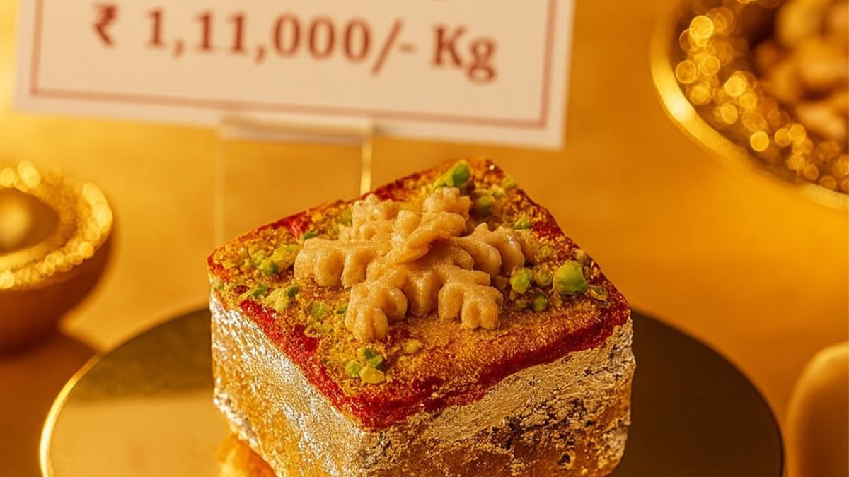 Rs 1.1 Lakh Per Kg For Diwali <i>Mithai</i>? Why These Gold-Plated Sweets By A Jaipur Store Cost So Much
